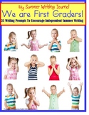 Writing Prompts Journal Kindergarten to First Grade Summer