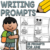 Writing Prompts June Writing Journal or Morning Work