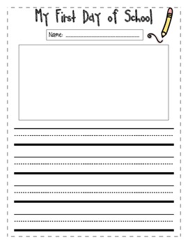 Writing Prompts - Lined by Kindergarten Krysta | TPT