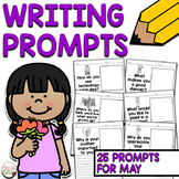Writing Prompts May Writing Journal or Morning Work