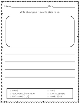 first grade writing worksheets free printable