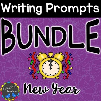 Preview of Writing Prompts | New Year | BUNDLE
