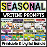 Writing Prompts {Seasonal Bundle} with Digital Writing Prompts