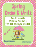 Writing Prompts:  Spring Draw & Write!  No Prep for 1st or 2nd