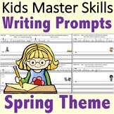 Writing Prompts - Spring Theme with Fine Motor Activities