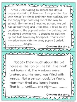 Writing Prompts & Story Starter Cards by The Writer's Garden | TPT