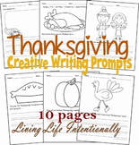 Writing Prompts - Thanksgiving (Kindergarten, 1st Grade)