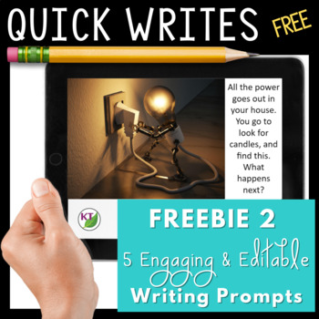 Preview of Writing Prompts - Visual Quick Writes Freebie 2