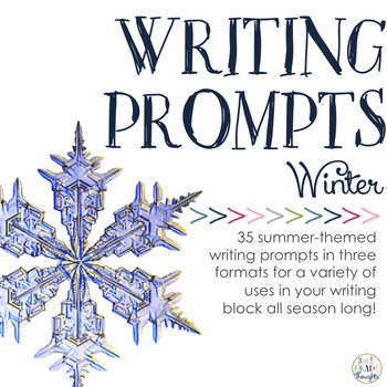 Preview of Writing Prompts: Winter