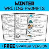 Winter Writing Prompts + FREE Spanish