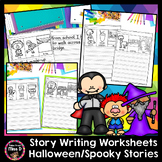 Writing Prompts Worksheets | Halloween Spooky Stories