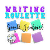 Writing Prompts, Writing Roulette Game, Google Jamboard St