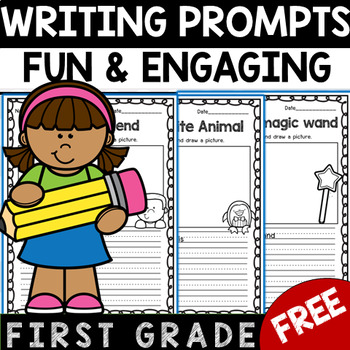 Writing Prompts and Worksheets - FREEBIE - by Karina Studio | TPT