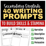 Writing Prompts for Building Skills & Stamina