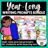 June Writing Prompts for Students with Hearing Loss by The Tote Bag Teacher