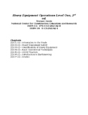 Writing Prompts for "Heavy Equipment Operations" 3rd ed. Level 1