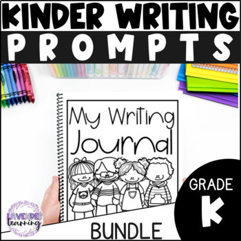 Preview of Kindergarten Writing Prompts with Pictures Year Long Bundle 