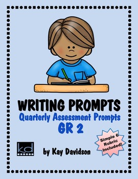 Preview of Writing Prompts for Quarterly Assessment Grade 2