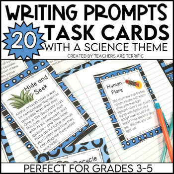 Preview of Writing Prompts with a Science Theme