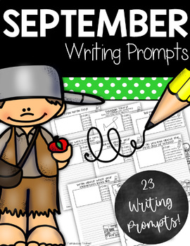 Writing Prompts for September by Fantabulous Firsties | TpT