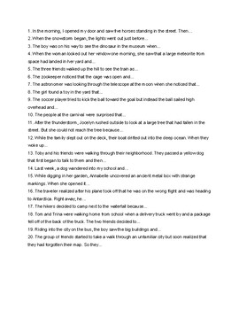 Preview of Writing Prompts for Student Writing Intervention/Progress Monitoring