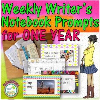 Writer's Notebook - Writing Prompts for 1 Year