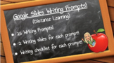 Writing Prompts for distance learning