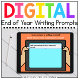 Writing Prompts for the End of Year Digital Activity | Dis