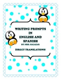 Writing Prompts in English and Spanish