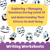 Social Emotional Learning Writing Worksheets: Managing Emo