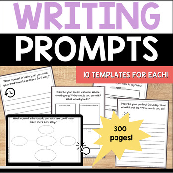 Writing Prompts with Graphic Templates by Special Sunshine Learning