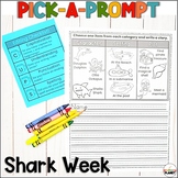 Writing Prompts with Pictures - Shark Week Picture Writing