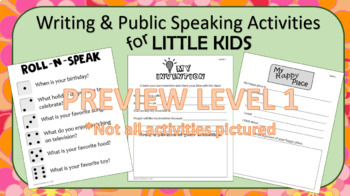 Writing & Public Speaking for Little Kids by Speech Debate ...