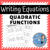 Writing Quadratic Equations from a Graph