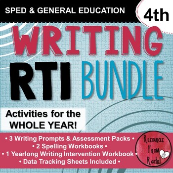 Preview of Writing RTI for 4th grade