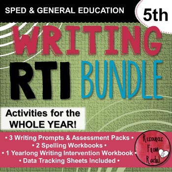 Preview of Writing RTI for 5th grade