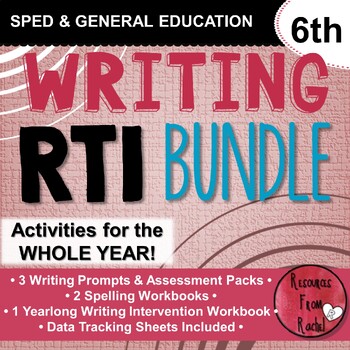 Preview of Writing RTI for 6th grade