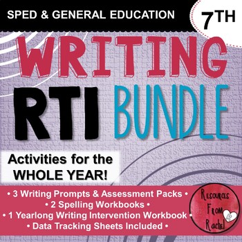 Preview of Writing RTI for 7th grade