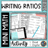 Writing Ratios Math Activities - Math Puzzles and Math Rid