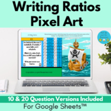 Writing Ratios Pixel Art Digital Mystery Picture