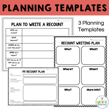 recount writing template pdf