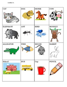 Writing Reference Sheet (Animals, school, weather) by Ms D's Learning Tree