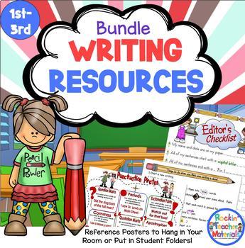 Preview of Writing Resource Bundle - Punctuation, Editing, and I'm Done Resources