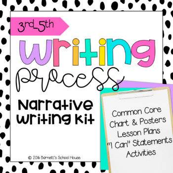 Narrative Writing Activities Kit | Posters | CC Aligned | 3rd-5th Grades