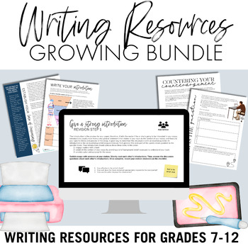 Preview of Writing Resources Growing Bundle: Essays, Revision, & the Writing Process