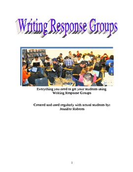 Preview of Writing Response Groups: Teacher Guide