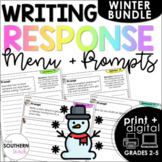 Writing Response Menu and Prompts | Winter Narrative Infor