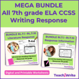 Writing Response Paragraphs MEGA bundle CCSS.RL.7.1-7.10 R