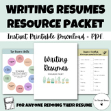 Writing Resumes Resource Packet