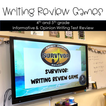 Preview of Writing Review Games: 4th and 5th grade, Upper Elementary